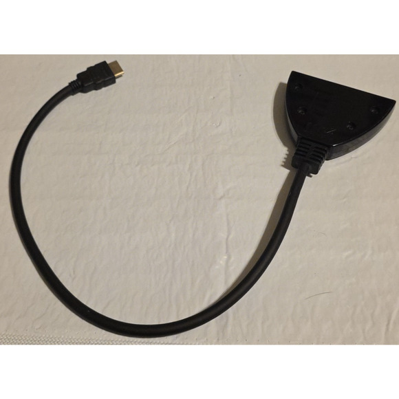 3 Port HDMI Splitter Cable 1080P Switch Switcher Hub Adapter for HDTV - Picture 3 of 4